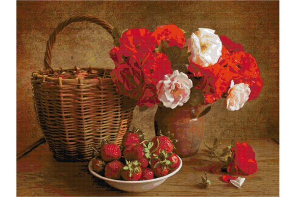 Flowers 143 Cross Stitch Pattern