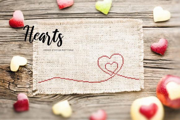 Hearts Cross Stitch Pattern